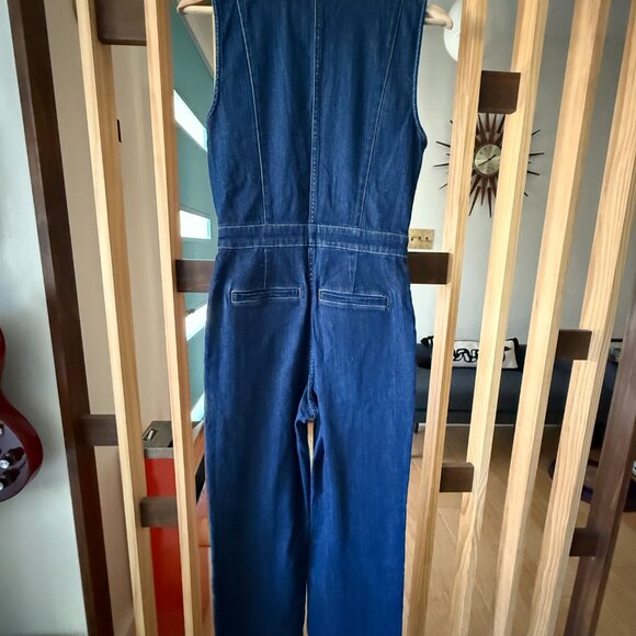NWT - Denim Giselle Jumpsuit Dusk Dive Wash - Picture 2 of 6